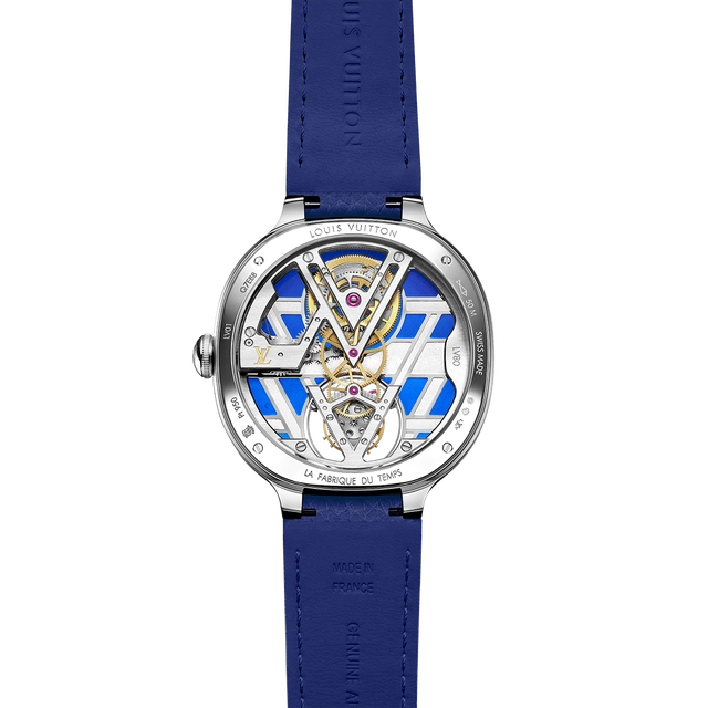 Louis-Vuitton-Voyager-Flying-Tourbillon-Back-Soldier.png Louis Vuitton Voyager Flying Tourbillon “Poinçon de Genève” Plique-à-jour Referenz Q7EBBY